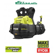 SOFFIATORE A ZAINO BRUSHLESS 36V RYOBI ART. RY36BPXB - 0 (SOLO CORPO MACCHINA)